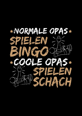 Schach Geschenk Opa