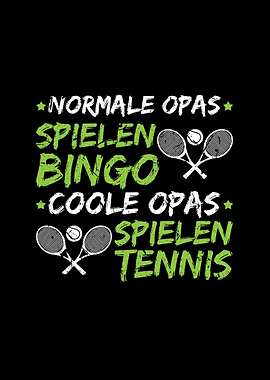 Tennis Geschenk Opa