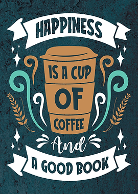 Coffee and Books Happiness