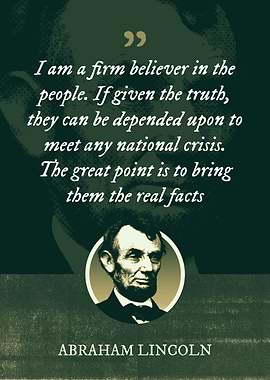 I am a firm believer in