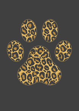Dog Paw Leo Print