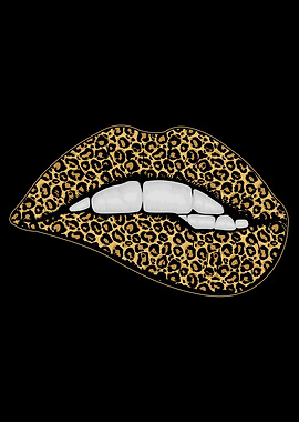 Lips Leopard Pattern