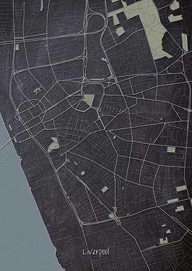 Liverpool Downtown Map