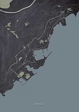 Monaco Downtown Map