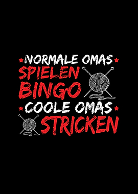 Strickerin Geschenk Oma