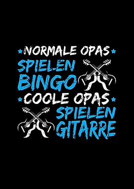 Gitarristen Geschenk Opa