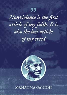 Nonviolence is the first