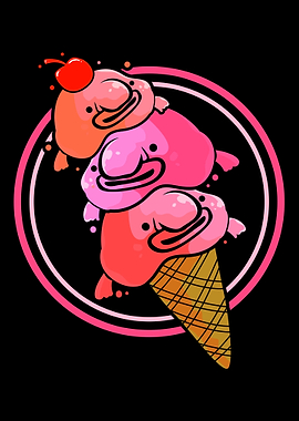 Blobfish Ice Cream Party