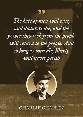 The hate of men will pass