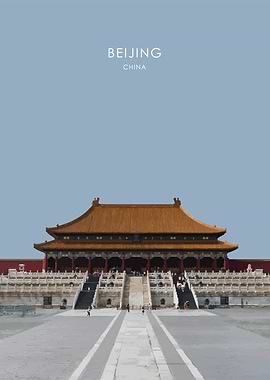 Beijing Travel Artwork