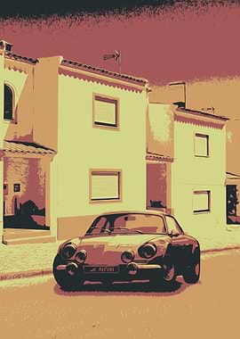 Vintage Car Print