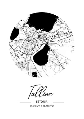 Tallinn Area City Map