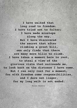 Nelson Mandela Quote L022