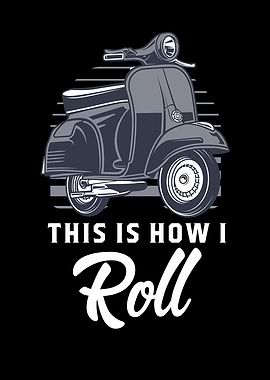 Moped Moped Driver Scooter