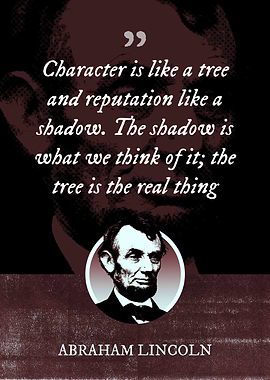 Character is like a tree