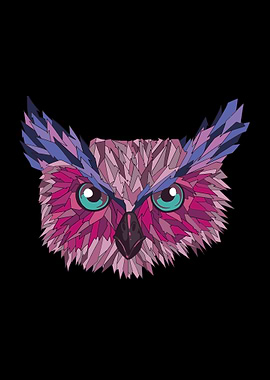 Owl Polygon Geometric