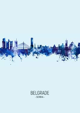 Belgrade Skyline Serbia