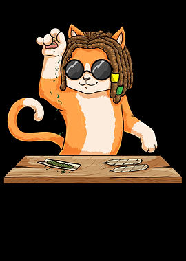 Cannabis Cat Weed Get High