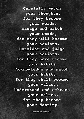 Mahatma Gandhi Quote D001