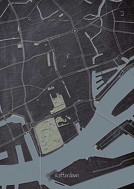 Rotterdam Downtown Map