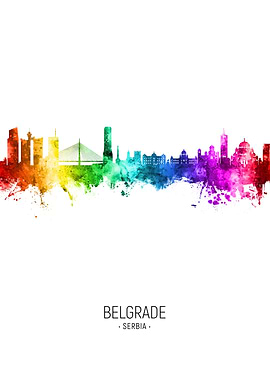 Belgrade Skyline Serbia