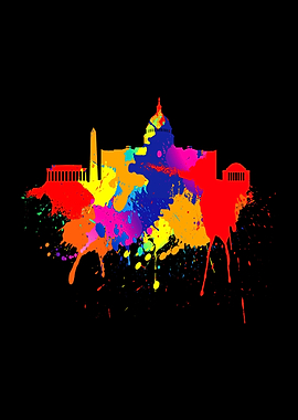 Washington Skyline US Art