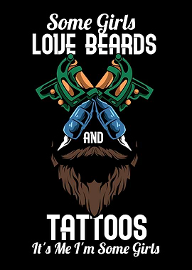 Tattoo Beard Hippy Hipster