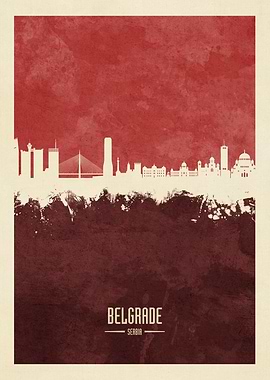 Belgrade Skyline Serbia
