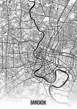 Bangkok map