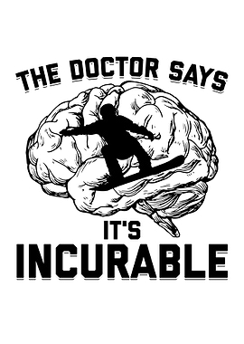 Snowboarder Mountains Gift