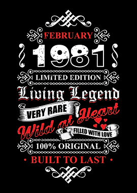 February Legends 1981