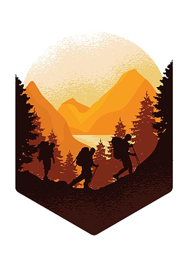 Vintage Mountain Hiking