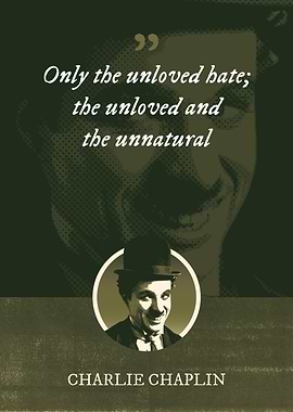 Only the unloved hate