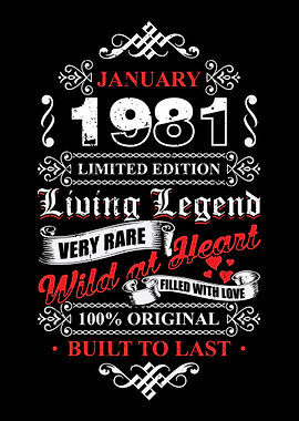 January Legends 1981