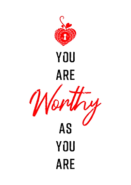 You Are Worthy Wall Art