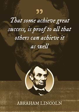 That some achieve great