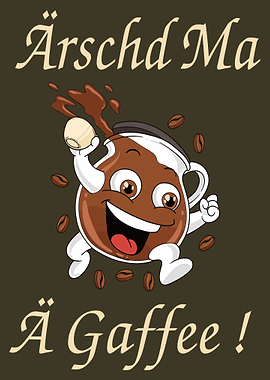 Saechsischer Spruch Kaffee