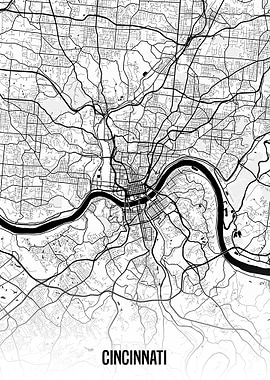 Cincinnati map