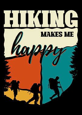 Hiking makes me happy