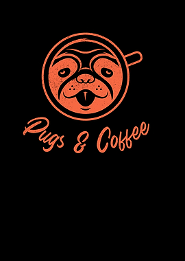 Pug And Coffee