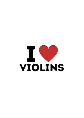 I Love Violins Simple