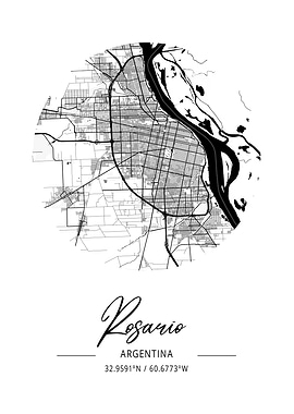 Rosario Area City Map