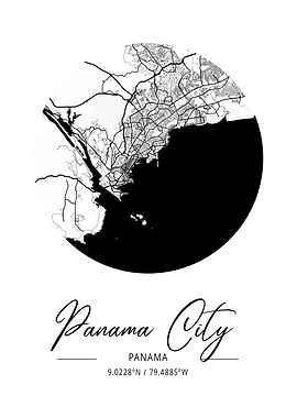 Panama City Area City Map