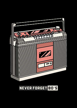 Cassette Recorder 80s