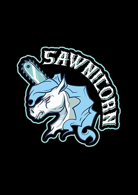 Horror Unicorn Chainsaw