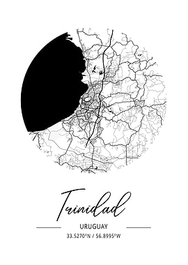 Trinidad Area City Map