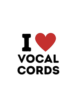 I Love Vocal cords Simple