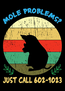 Mole Cute Moles Garden