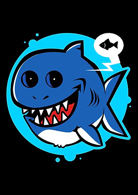 Funny Shark Kawaii Shark