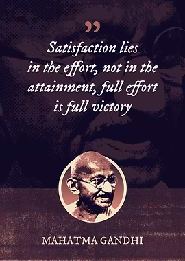 Satisfaction lies in the